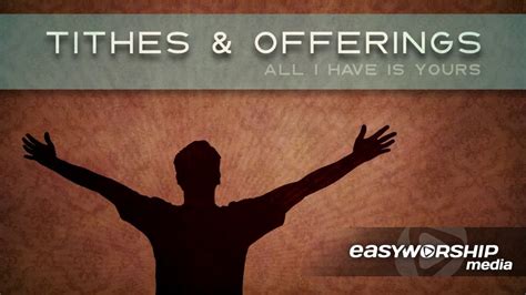 Tithes Offerings Worship Loop By Motion Worship Easyworship Media