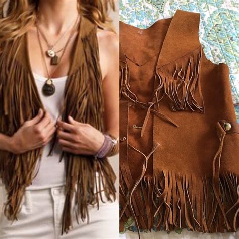 Vintage Fringe Vest Hand Made Has Some Imperfections But Love This