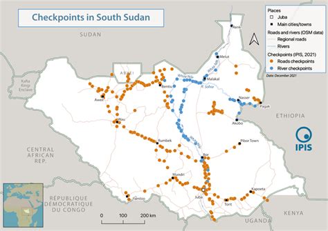Patologick Zlomek Recepce South Sudan War Map Stav T Na Vizu Ln