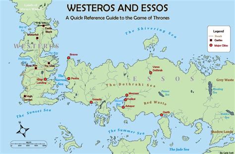 Map Of Westeros And Essos Cartographic Geography Carly Scott Geo423