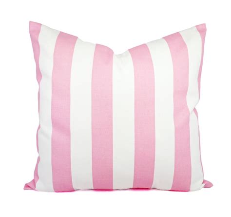 Light Pink Pillow Two Pink Pillow Covers Light Pink Striped Throw