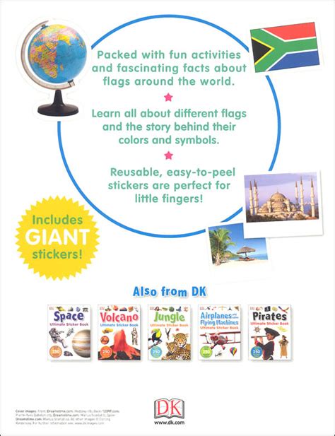 Ultimate Sticker Book Flags Around The World Dorling