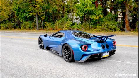 Rare 2017 Ford Gt Race Mode And Acceleration Sound On Public Roads