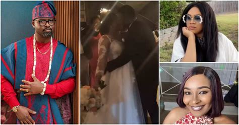 Video As Doris Simeon And Stella Damasus’ Ex Husband Daniel Ademinokan Gets Married For The 3rd