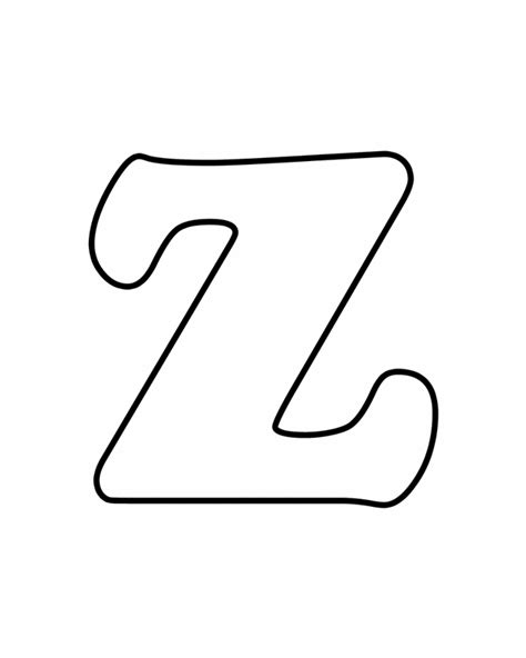 Letter Z Printables Get Coloring Pages