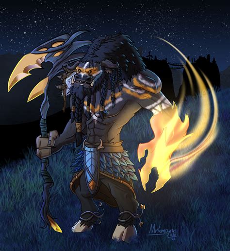 Artstation Druid Tauren