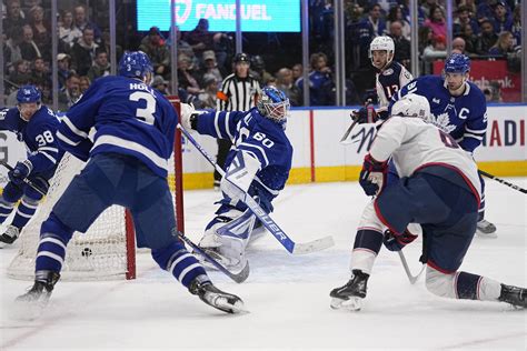 Maple Leafs Lose To Split Home And Home With Last Place Columbus