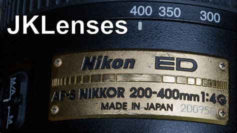 Nikon 200 400mm F4 Full Review And Test Part 1 Of 3 Youtube