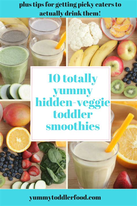 The best high fiber foods for toddlers (with recipes … 10 Healthy Toddler Smoothies with Hidden-Veggies | Recipe ...