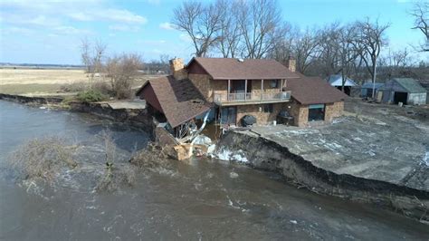 Flooding Erosion Causes House To Collapse