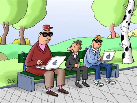 Cartoon Apple Computer