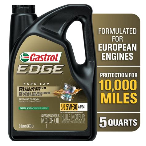 Buy Castrol Edge Euro 5w 30 A3b4 European Advanced Full Synthetic