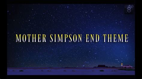 The Simpsons Mother Simpson End Music 8dioboe Youtube