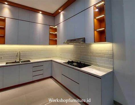 10 Desain Kitchen Set Modern Terbaru 2024 Workshopfurnitureid