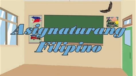 Asignaturang Filipino Lyric Video With Soundtrack Youtube