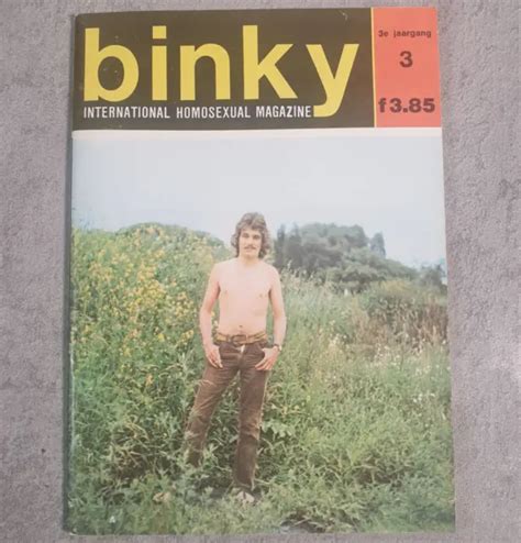 Binky 3 Vintage Dutch 1970s International Homosexual Magazine Gay Interest £4749 Picclick Uk