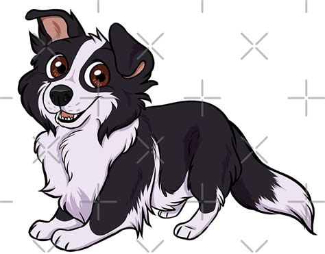 Border Collie Chibi By Mexicanine Redbubble