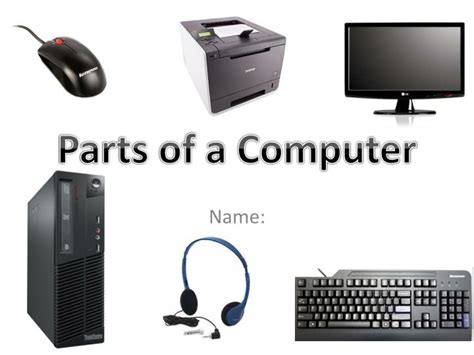 Computer Hardware Parts Images With Names Foto Kolekcija