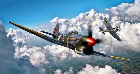 Descarga Gratis Raf 1944 Hawker Frente Occidental Segunda Guerra