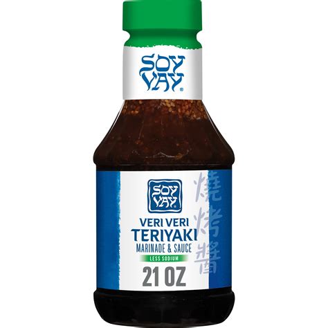 Soy Vay Less Sodium Veri Veri Teriyaki Marinade And Sauce 21 Fl Oz