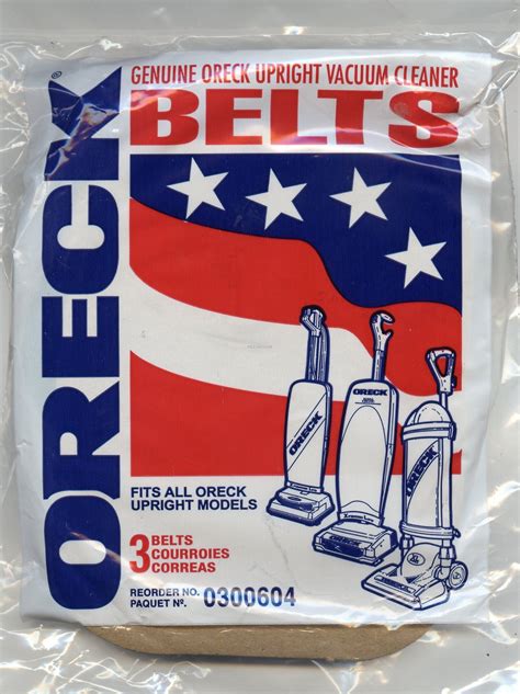 Genuine Oreck Xl Upright Vacuum Replacement Belts Acevacuums