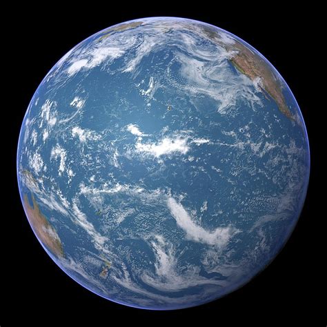 Pacific Ocean Photograph By Planetary Visions Ltdscience Photo Library