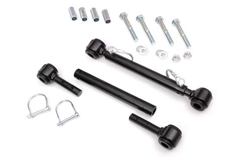 Jeep Sway Bar Disconnects 4 6 Inch 97 06 4wd Wrangler Tj Rough Country