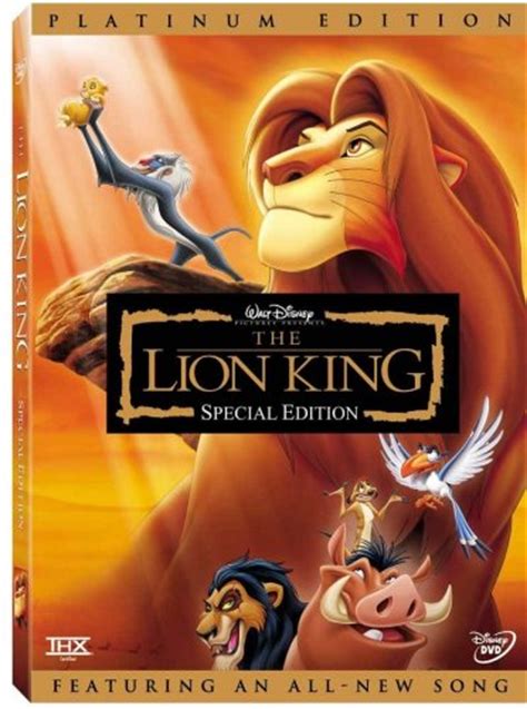 The Lion King Dvd 2003 2 Disc Set Platinum Edition