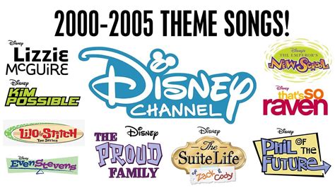 2000 2005 Theme Songs Throwback Thursday Disney Channel Youtube