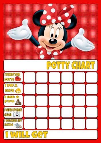 Free Printable Minnie Mouse Potty Training Chart Free Printable Templates