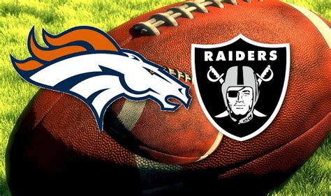 Broncos Vs Raiders 2015 Score Manning Struggles In First Half