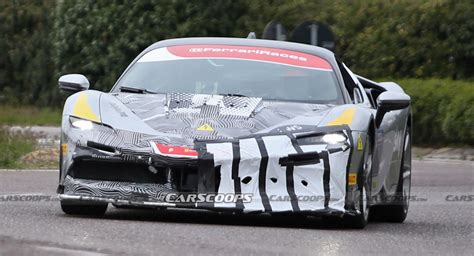 Is There A 2023 Ferrari Sf90 Speciale Under That Mask Carscoops