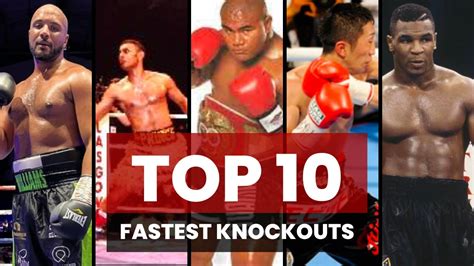 Top 10 Fastest Knockouts In Boxing History The Ultimate Fight