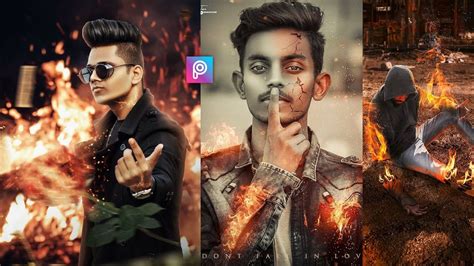 Picsart Fire Concept Photo Editing Tutorial In Picsart Step By Step In