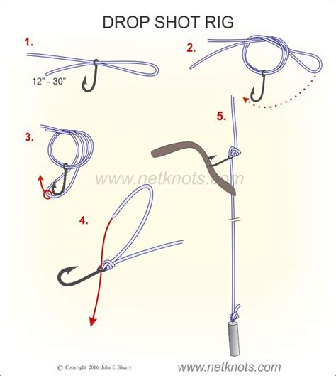 Drop Shot Rig How To Tie A Drop Shot Rig Fishing Knots Fishing