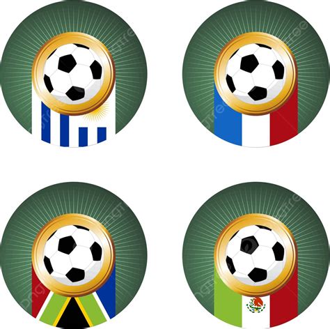 Group A Of The 2010 Fifa World Cup In South Africa Vector Soccer