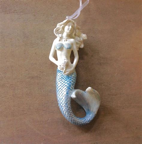 Mermaid Ornament Mermaid Ornament Mermaid Shell Crafts