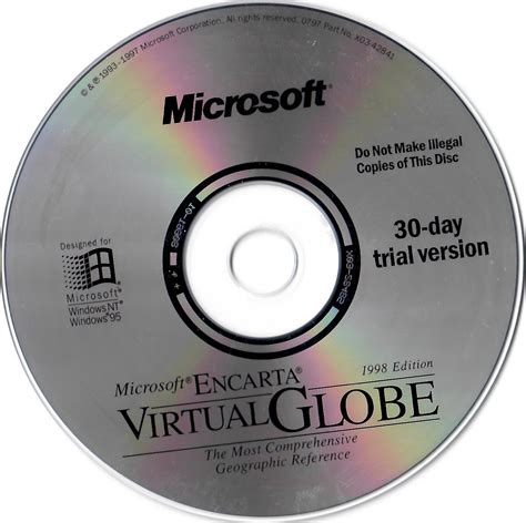 This free download manager mainly boosts the speed of downloads, which saves a lot of time for the user. Microsoft Encarta VirtualGlobe 1998 30 Days Trial Version (Windows)(1997)(Eng) : Free Download ...