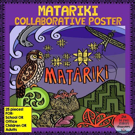 Matariki Collaborative Poster The Te Reo M Ori Classroom Physical