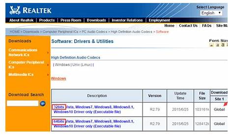 Asus Realtek Audio Drivers Download and Update for Windows 10/8.1/8/7