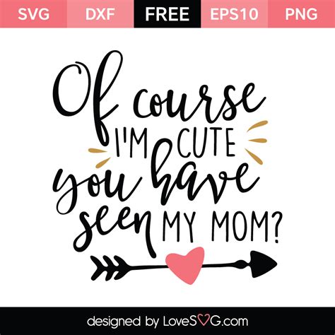 Free SVG, EPS, DXF and PNG files. Beautiful for baby. Use with