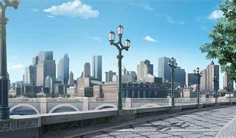 Anime City Background Idol Jutawan Wallpaper