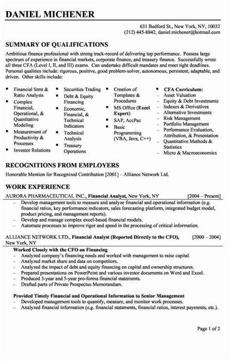 For other countries, i would suggest you visit salary or payscale. √ 20 Entry Level Financial Analyst Resume in 2020 ...