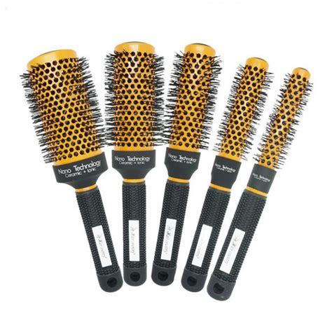 Hair brush Ceramic Nano Ceramic Ionic Hair tech ceramic round brush + GIC HB516 free shipping-in ...