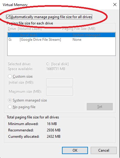 What Is The Best Paging File Size In Windows 10 Quora