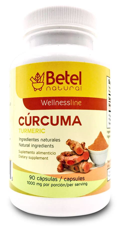 Organic Curcuma Capsules By Betel Natural Farmacia Mexicana Health Store