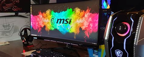 Msi Adds A Second Screen To Its Meg381qcr And Hmi Options Ces 2020
