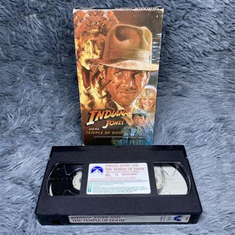 Indiana Jones And The Temple Of Doom Vhs Tape Paramount Spielberg Lucas Picclick