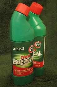 When you are trying to remove a dark hair dye, you may need to keep the bleach on your hair for more than 15 minutes, but don't make the duration to be above 30 minutes. Thrifty, frugal & alternative uses for Household Bleach ...