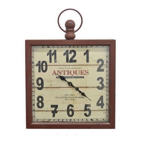 Make your own wall clock from desktop globes at womansday.com. Shop Three Hands Metal Wall Clock - Overstock - 18148580